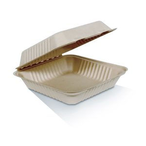 Bamboo Clamshell 9" 200pc/ctn
