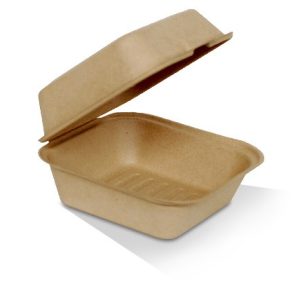 Bamboo Clamshell Hamburger 6'' 400pc/ctn