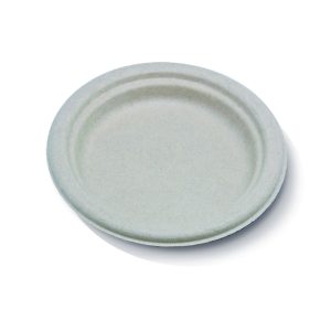 Bamboo Round Plate 9" 500pc/ctn