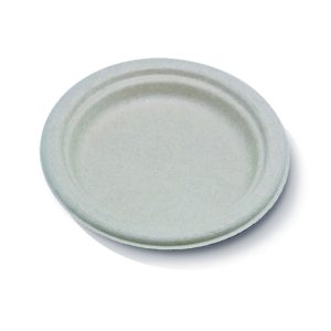 Bamboo Round Plate 10" 500pc/ctn