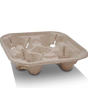 4 Cup Egg Board Carry Tray  300pc/ctn