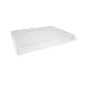 #Clear RPET Catering Tray Lid Medium(pack) 50pc