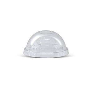 10/12oz PET Dome lid /Die-cut hole 1000pc/ctn