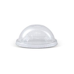 PET DOME LID WITH HOLE FOR 8OZ 1000pc/ctn