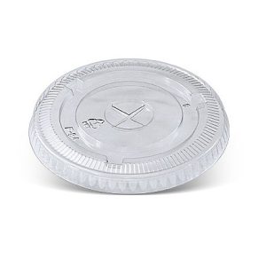 10/12oz PET Flat Lid/X Slot 1000pc/ctn