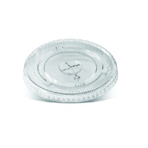 PET flat lid/no hole (fit U cups) 1000pc/ctn