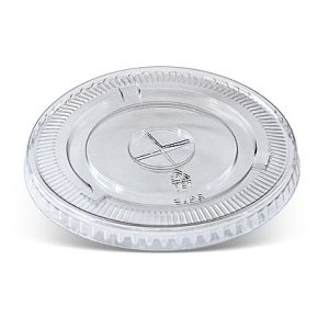 PET flat lid /X slot 1000pc/ctn
