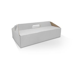 WHITE GLOSS BAG - LARGE