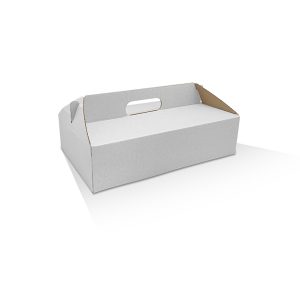 WHITE GLOSS BAG -- MEDIUM