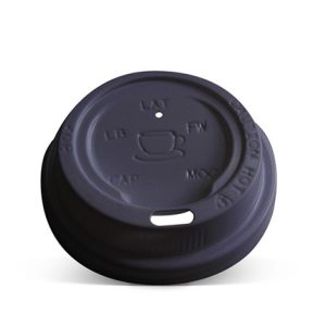 Plastic Lid- 6/8/10 oz Hot&Cold /Black 1000pc/ctn