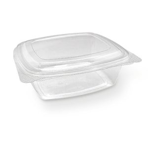 PET Hinged Rectangle container 48oz 200pc/ctn