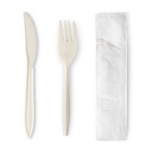 PSM Knife/Fork/Napkin 6" set