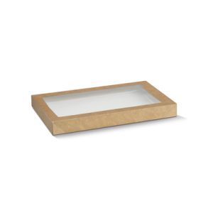 Kraft Catering Tray Lid - Small-100/CTN