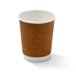 8 oz PE Coated DW Cup/Standard Kraft 500pc/ctn