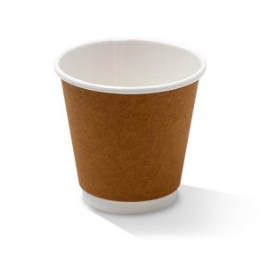 *8 oz PE Coated DW Cup/Kraft 90mm 500pc/ctn