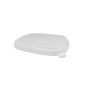 CPLA Lid for Rectangular Container - Fit 500-1000ml 300pc/ctn