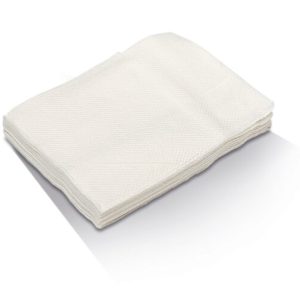 White 2 ply quilted dinner napkin - 1/8 GT fold 1000pc/ctn