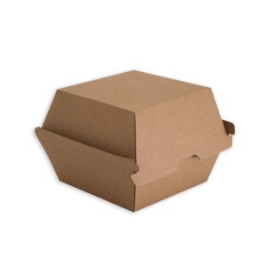 High Burger Box/Brown Corrugated Brown/Plain 200/ctn