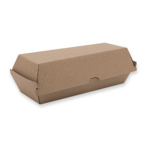 Hot Dog Box/Brown Corrugated Plain/Brown 200pc/ctn