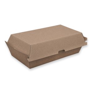 Snack Box-Large/Brown Corrugated Plain/Brown 200pc/ctn