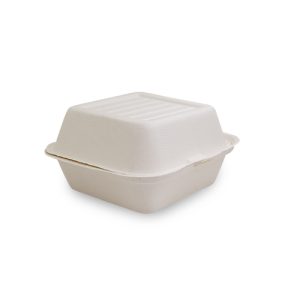 6'' Clamshell Hamburger Sugarcane 400pc/ctn