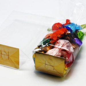 Clear Poly Bag with Gold Card-Extra Small 1000pc/ctn