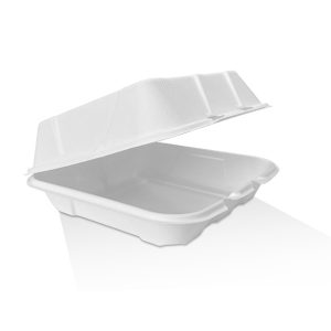 High Clamshell Sugarcane 9" 200pc/ctn