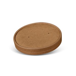 Paper Lids 98mm -fit 8/12/16oz bowl 500pc/ctn