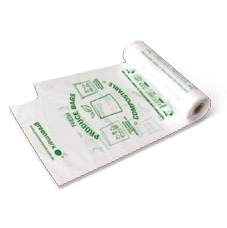 Compostable Produce Bag (250+100 X450) 2000pc/ctn