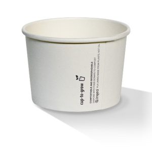 PLA Coated Paper Bowl 8OZ Brown 1000pc/ctn