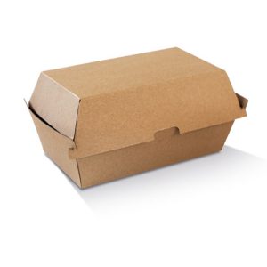 High Snack Box-Large/Brown Corrugated Brown/Plain 150/CTN