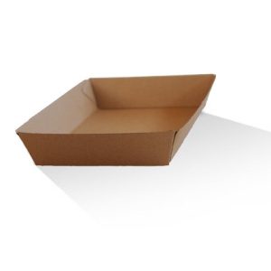 Tray Large/Brown Corrugated Plain/Brown 250pc/ctn