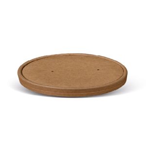 Paper lids 150mm PLA coated