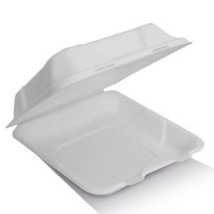 CLAMSHELL SUGARCANE 8" 200pc/ctn
