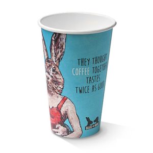 12 OZ PLA Coated SW Cup/Art Print 80mm 1000pc/ctn