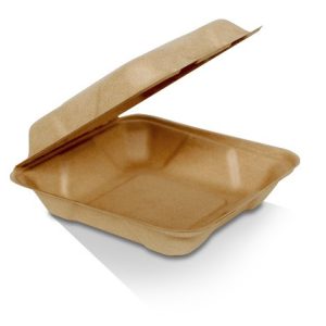 Bamboo Clamshell 8" 200pc/ctn